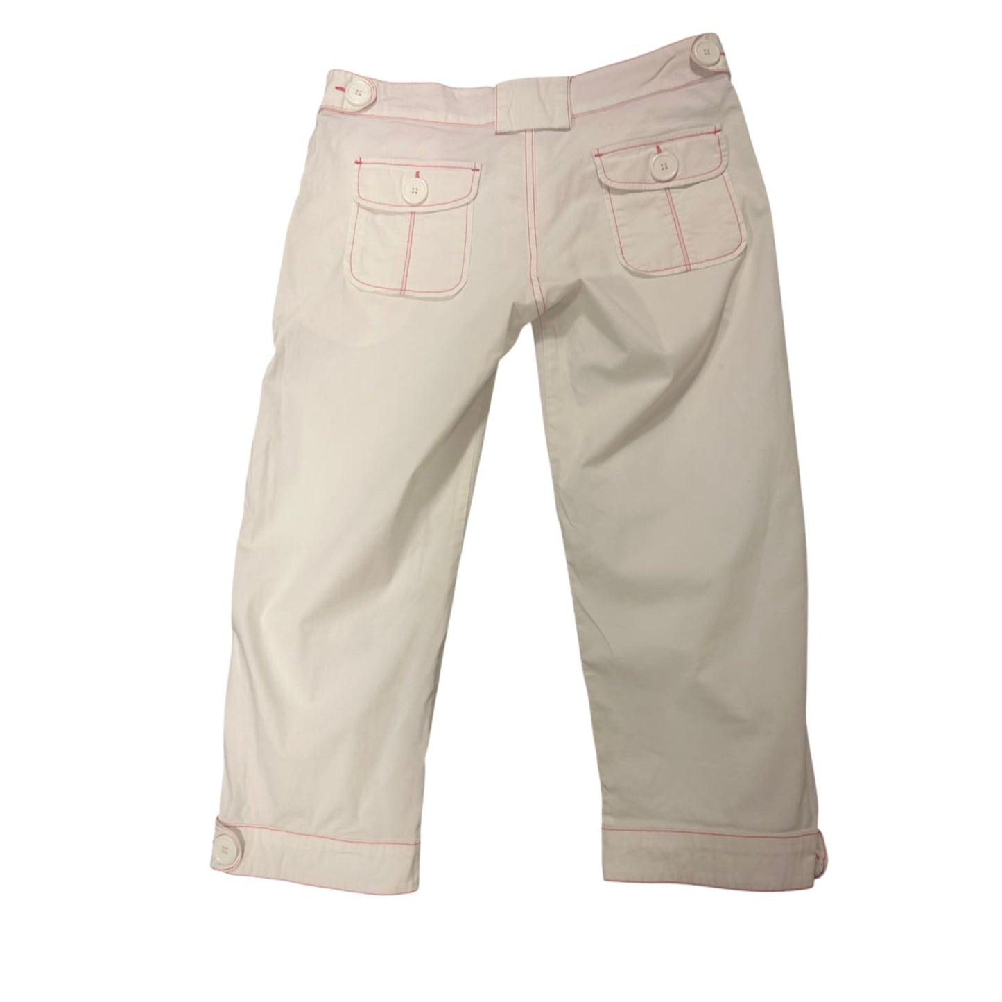 Amisu Damen Hose | Gr. 36 | Weiß | 96% Baumwolle | Casual Chic
