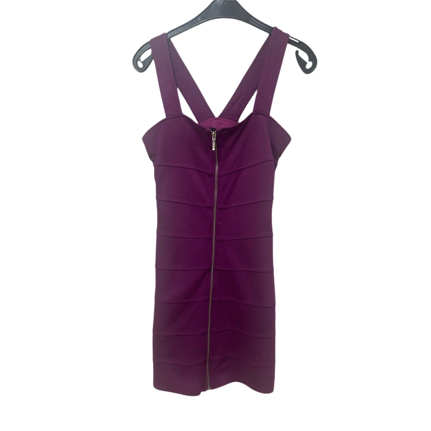 H&M Kleid Damen Dress Damenkleid Gr. S Schwarz Bandage Look Stretch Elegant Sexy