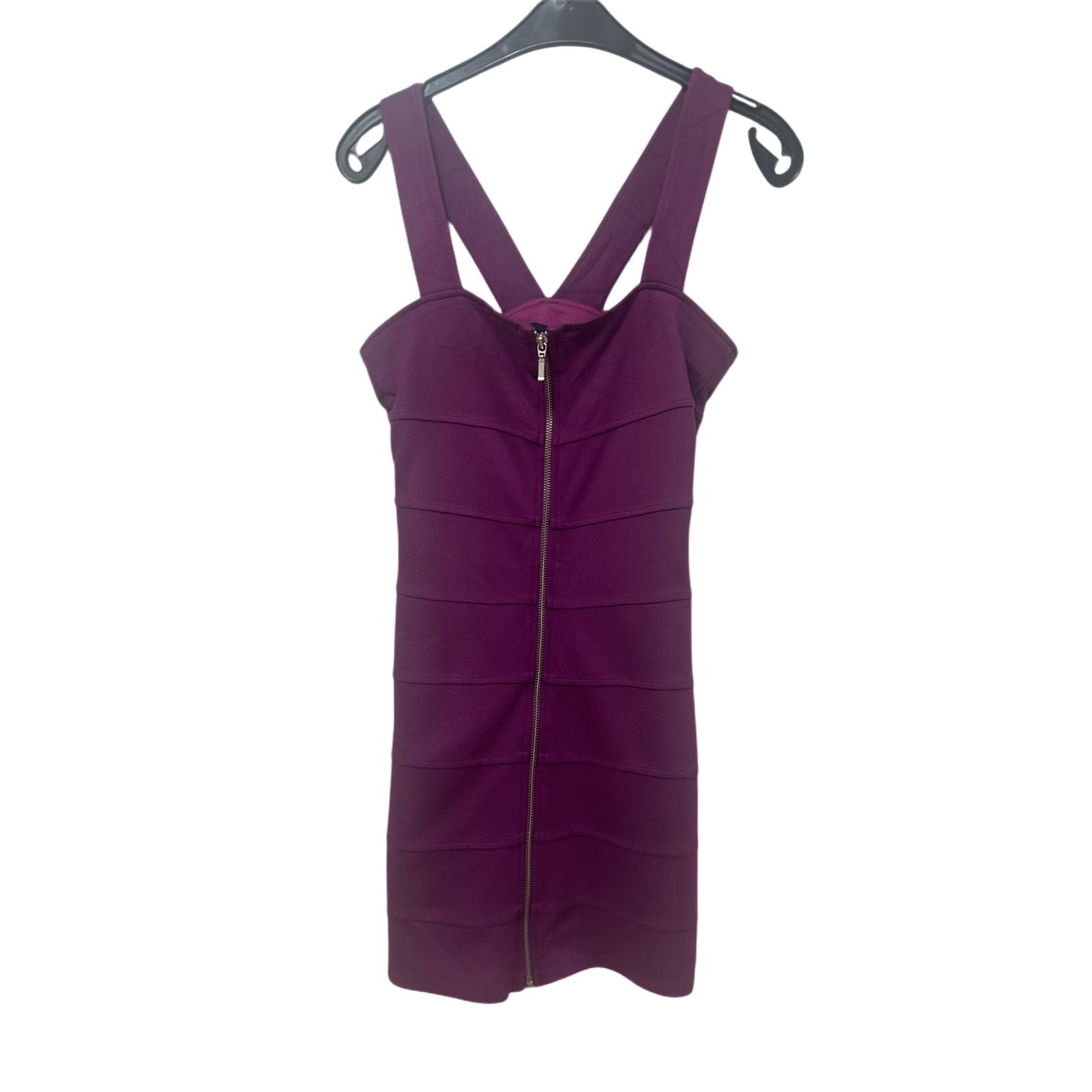 H&M Kleid Damen Dress Damenkleid Gr. S Schwarz Bandage Look Stretch Elegant Sexy
