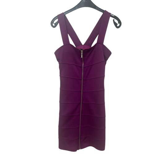 H&M Kleid Damen Dress Damenkleid Gr. S Schwarz Bandage Look Stretch Elegant Sexy