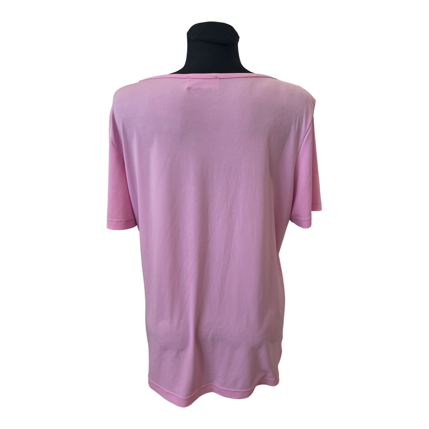 Mondo Italia Shirt Damen Gr M Rosa Schnalle Stretch Elegant Sommer