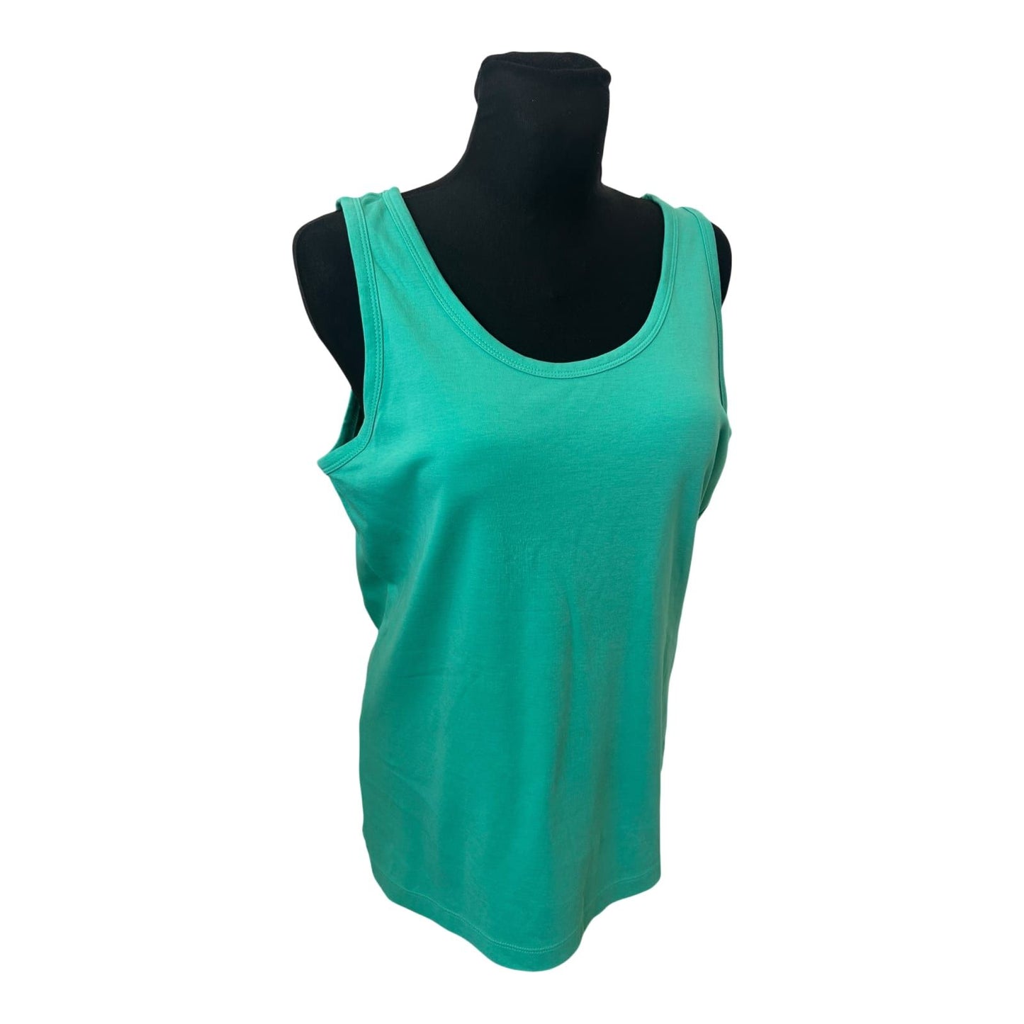 Cecil T Shirt Damen Gr XXL Grün Baumwolle Stretch Basic Locker Sommer