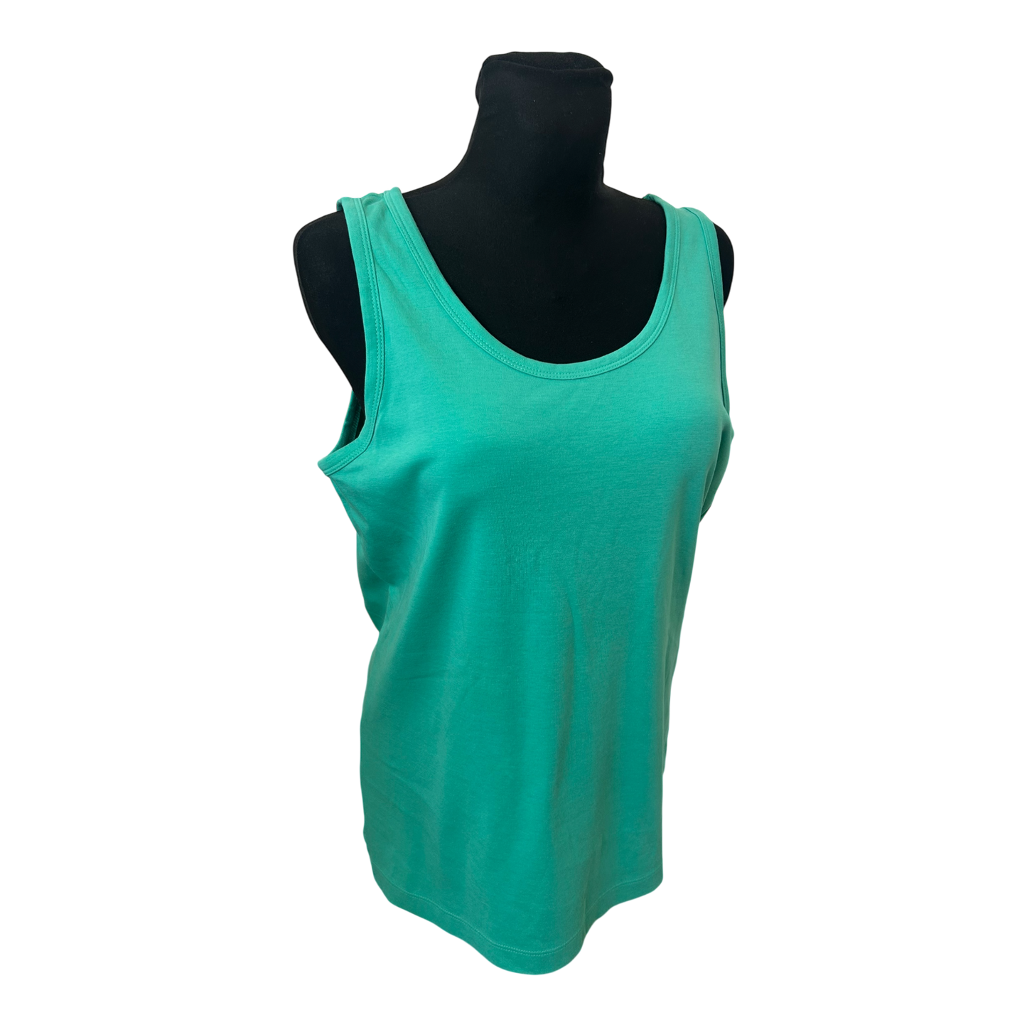 Cecil T Shirt Damen Gr XXL Grün Baumwolle Stretch Basic Locker Sommer