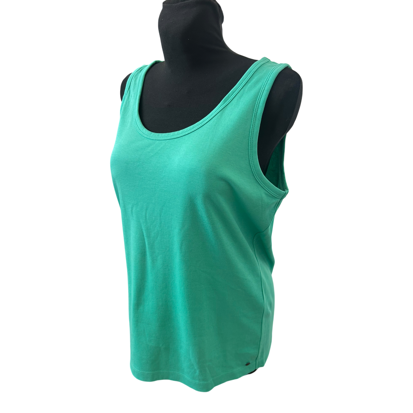 Cecil T Shirt Damen Gr XXL Grün Baumwolle Stretch Basic Locker Sommer