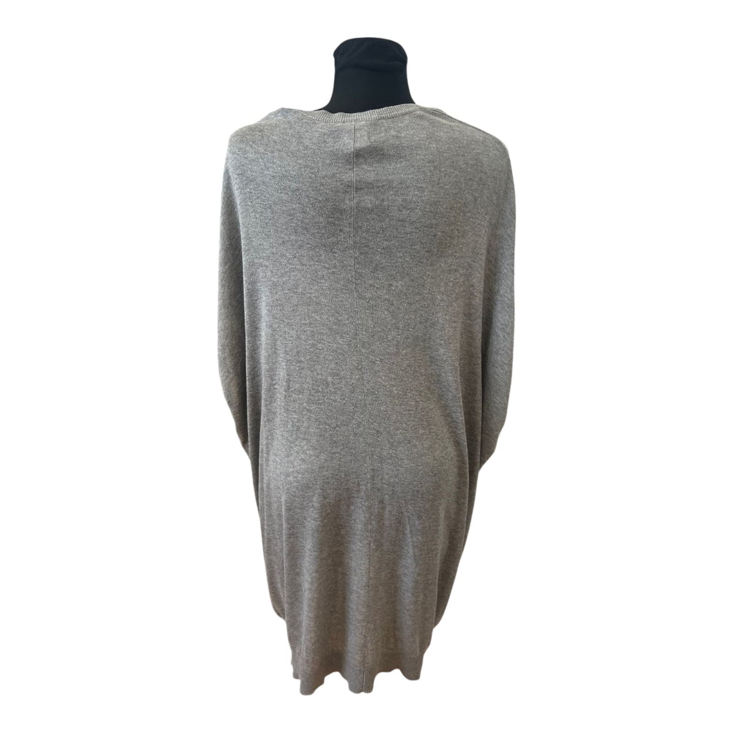 Vero Moda Longshirt Damen Gr M Grau Oversize Viskose Baumwolle