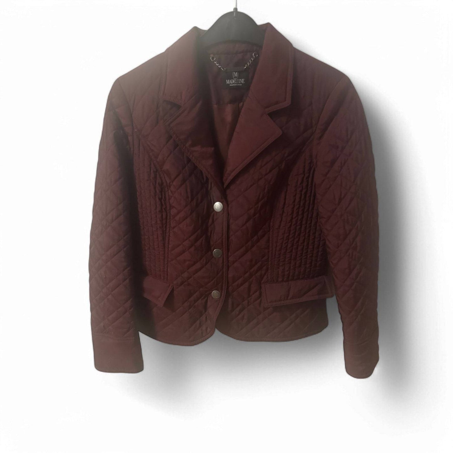 Madeleine Steppjacke Gr. 38 | Weinrot | Edler Look