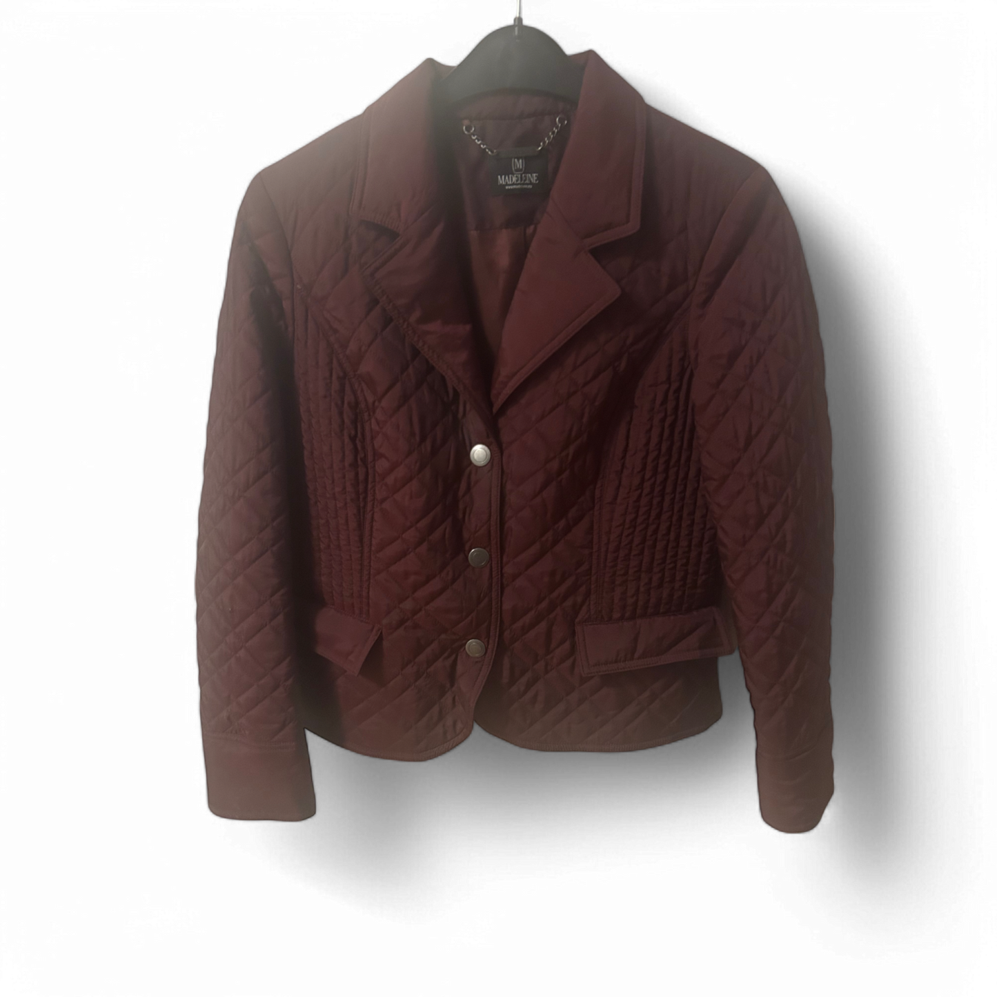 Madeleine Steppjacke Gr. 38 | Weinrot | Edler Look