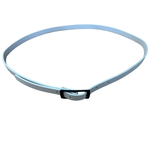Schmaler Damen Gürtel Weiß Minimalistisch Zeitlos 85 cm Leder Elegant Gürtel