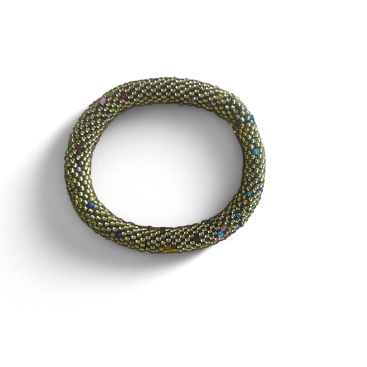 Mesh Armband Goldfarben Flexibel Modern Boho