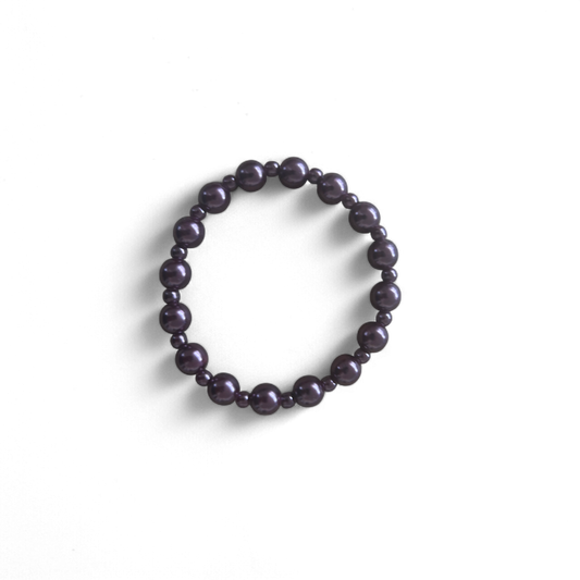 Elegantes Perlenarmband Elastisch Zeitlos Elegant