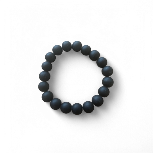 Naturstein Armband Black Minimalistisch Look Elegant