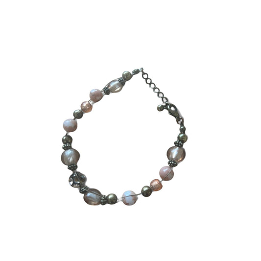 Elegantes Perlenarmband Verstellbar Zeitlos Elegant