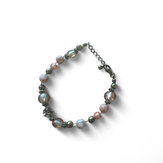 Elegantes Perlenarmband Verstellbar Zeitlos Elegant