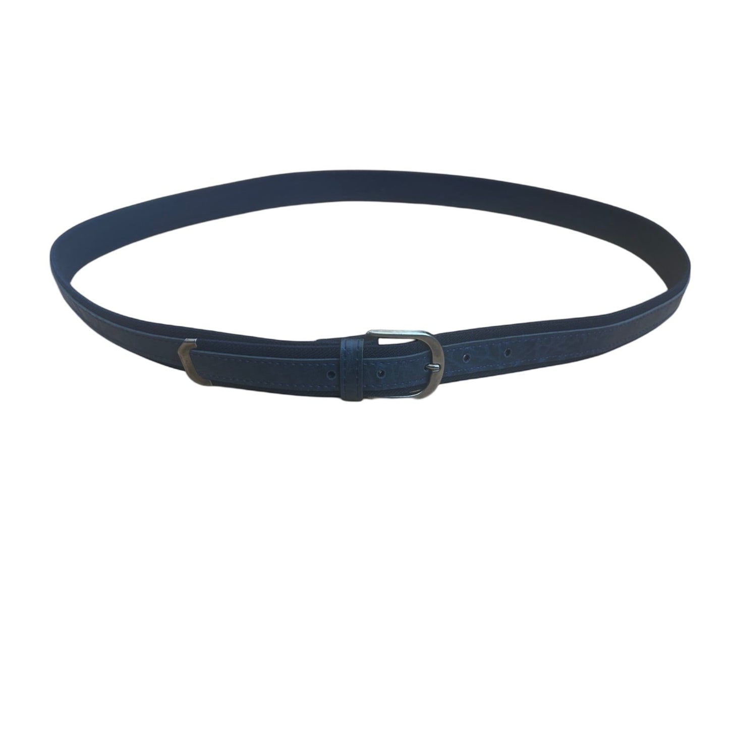 Eleganter HerrenGürtel 110 cm Dunkelblau Stilvoll Hochwertig Leder Elegant