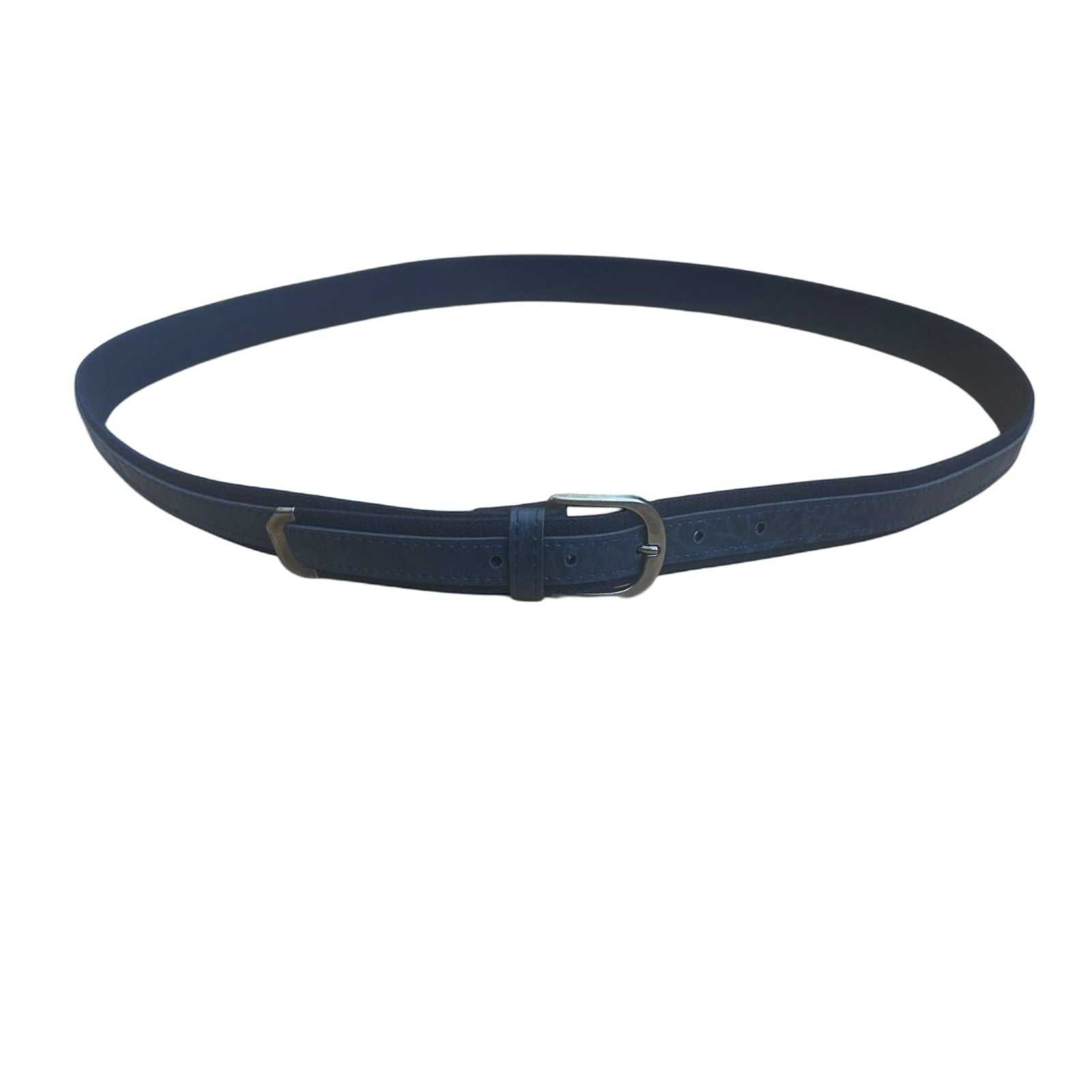 Eleganter HerrenGürtel 110 cm Dunkelblau Stilvoll Hochwertig Leder Elegant