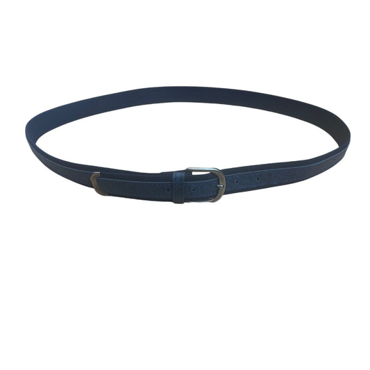 Eleganter HerrenGürtel 110 cm Dunkelblau Stilvoll Hochwertig Leder Elegant