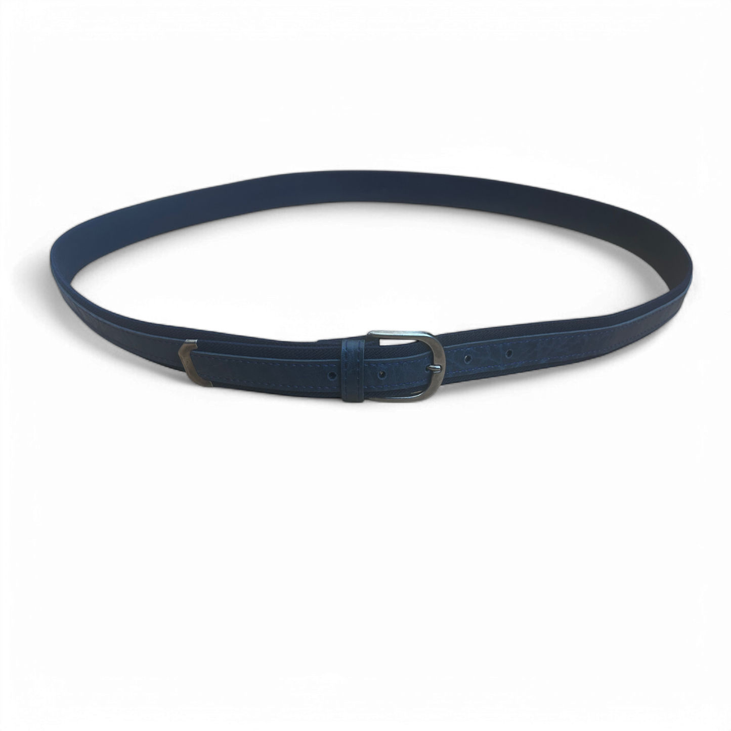 Eleganter HerrenGürtel 110 cm Dunkelblau Stilvoll Hochwertig Leder Elegant