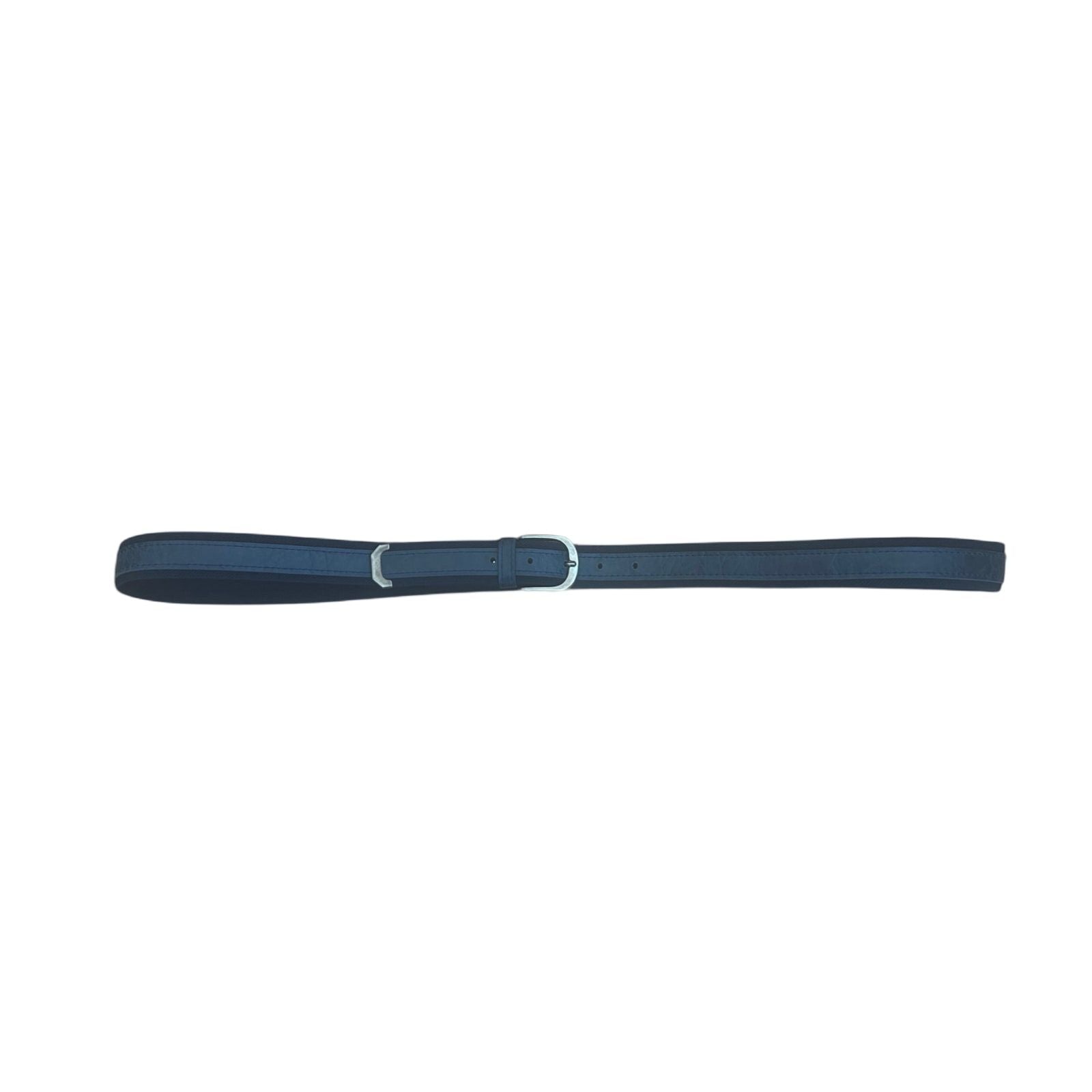Eleganter HerrenGürtel 110 cm Dunkelblau Stilvoll Hochwertig Leder Elegant