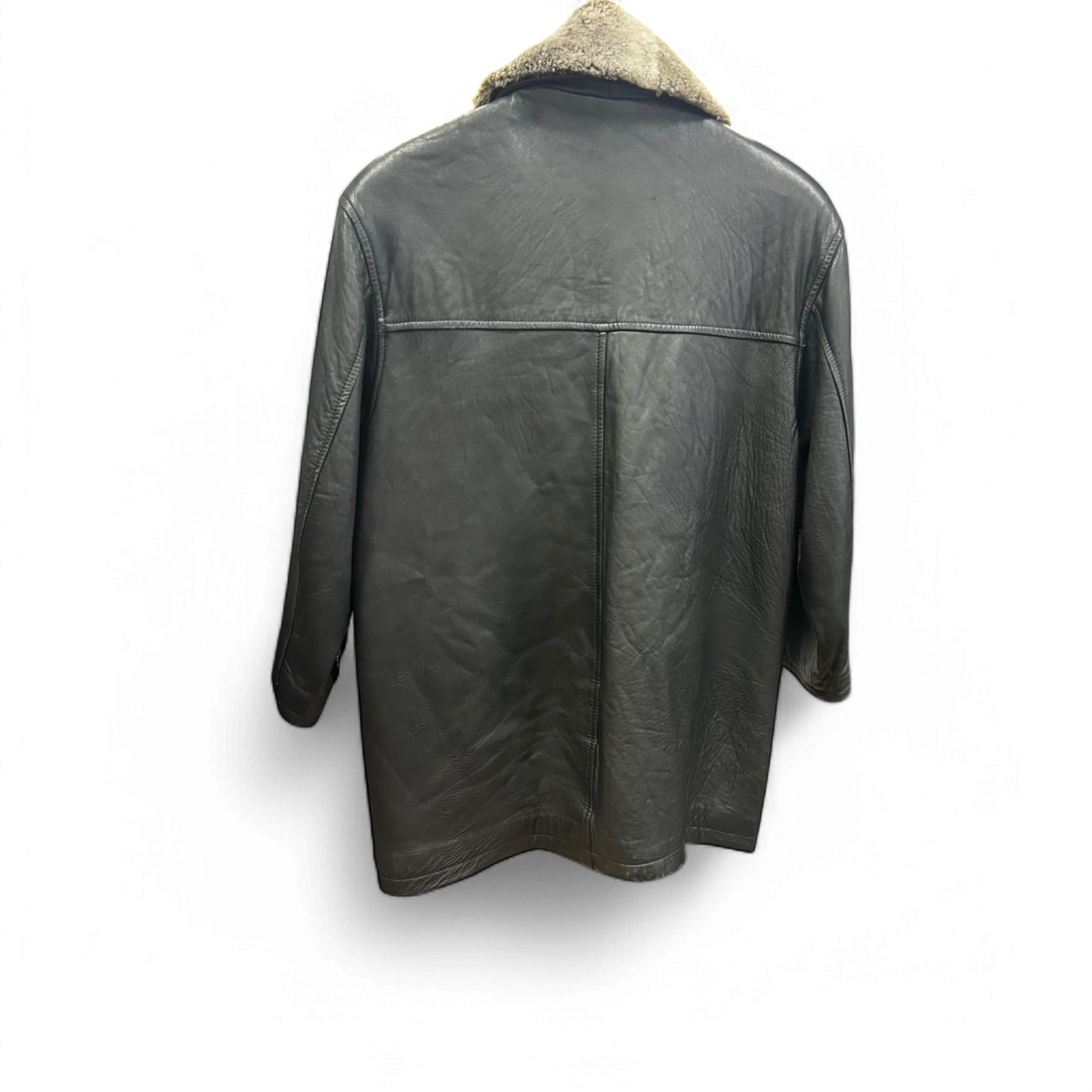 🖤 Yessica Damen Lederjacke Gr. 40 – Schwarz – Warme Winterjacke mit Fellkragen 🖤