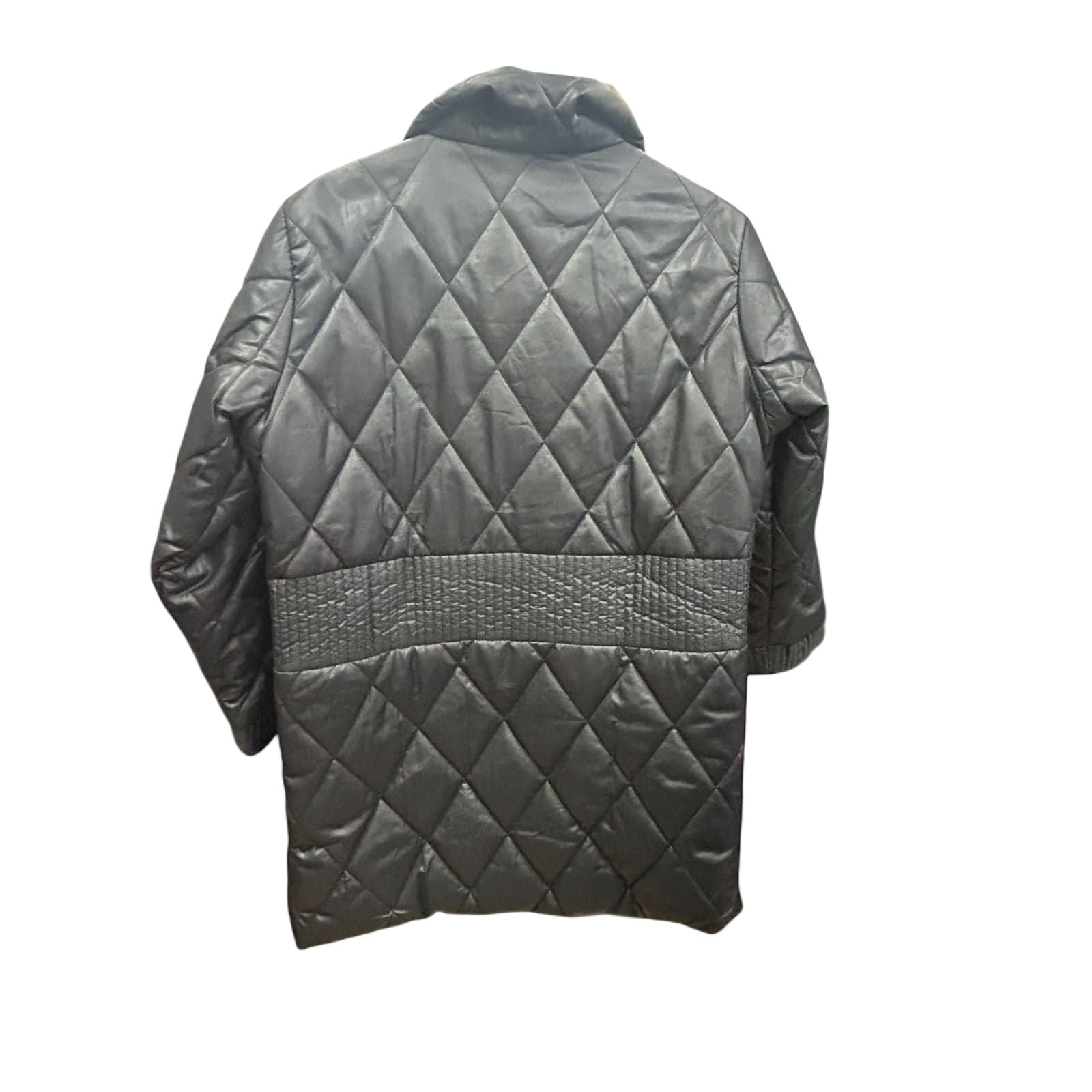 🌟 Pure Panda Damenjacke M – Steppmantel Schwarz Warm 🌟