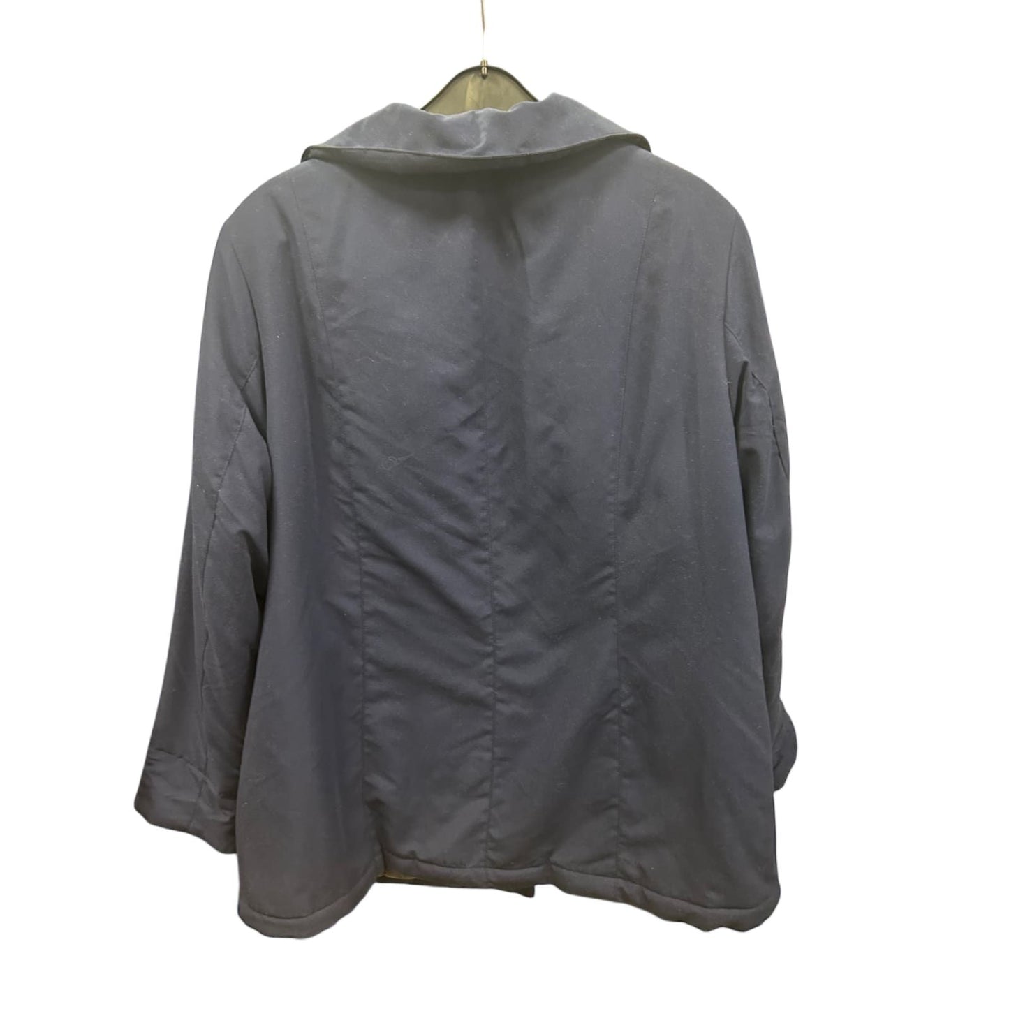 M Collection Damenjacke Dunkelblau Gr 48 Leicht Elegant Übergangsjacke Herbst