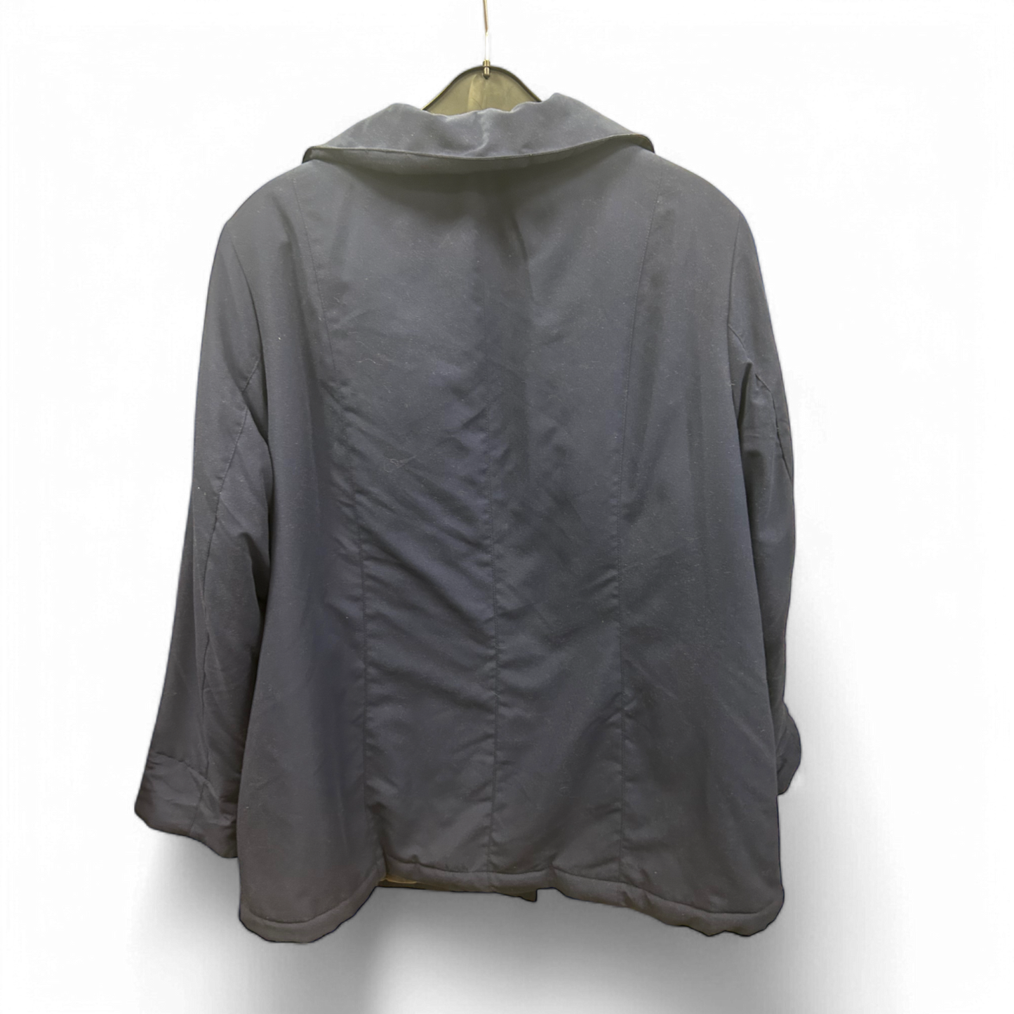 M Collection Damenjacke Dunkelblau Gr 48 Leicht Elegant Übergangsjacke Herbst