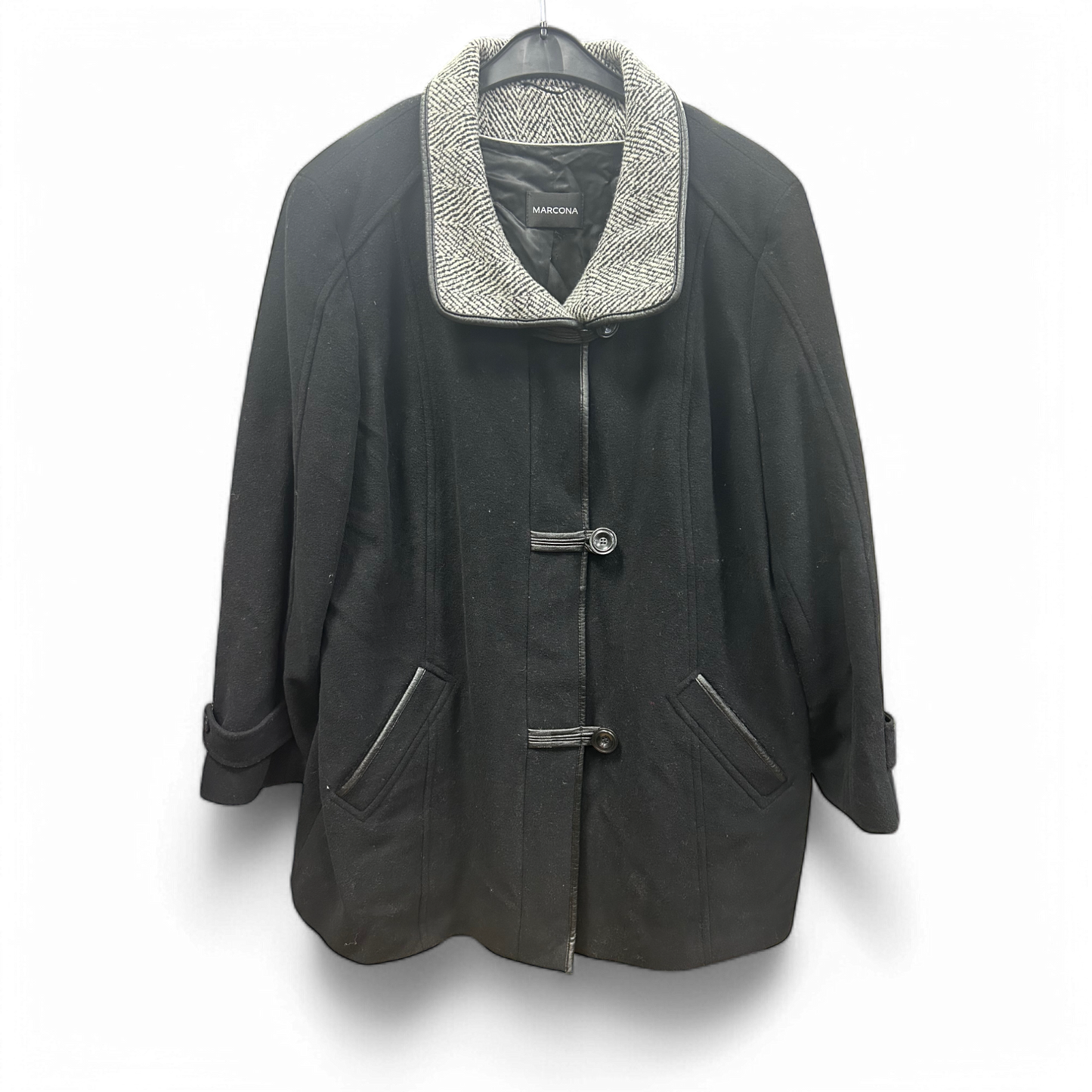 Marcona Damenmantel Gr. 23 –  Schurwolle & Kaschmir – Elegant & Zeitlos