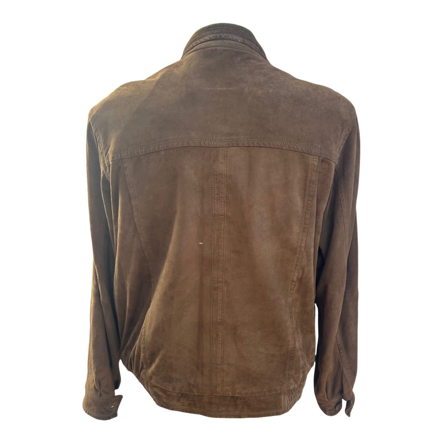 Westbury Herren Jacke Gr XL Braun Echtleder Ziegenvelours Vintage klassisch edel