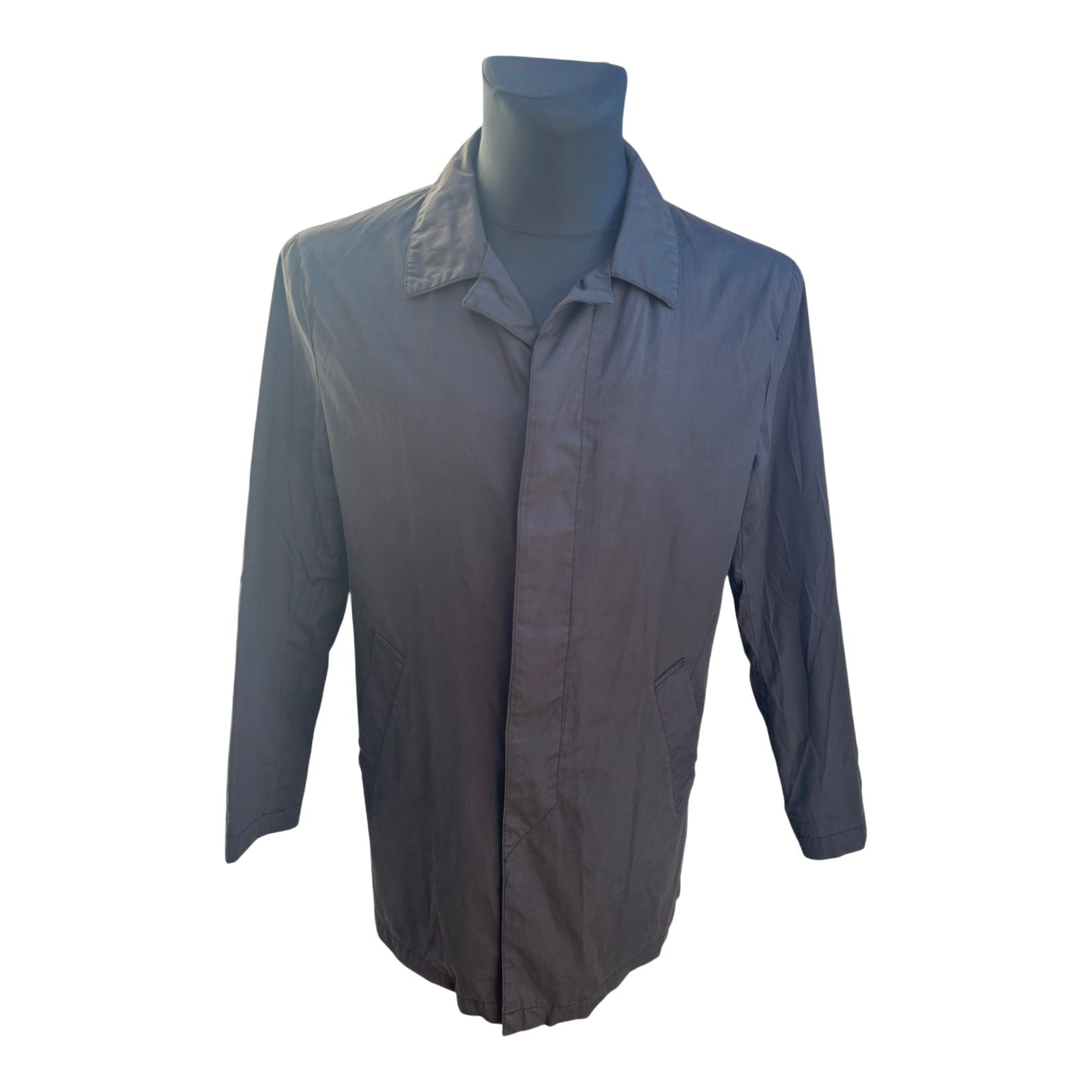 Selected Homme Herren Kurzmantel Gr M Schwarz leicht gefüttert elegant modern