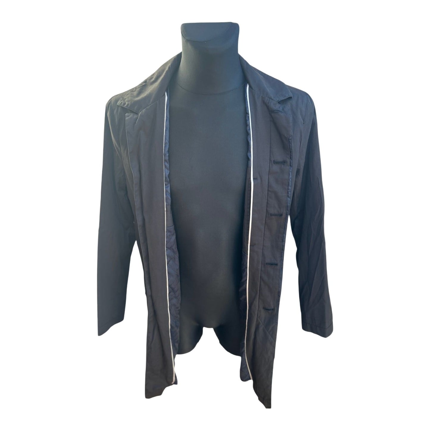 Selected Homme Herren Kurzmantel Gr M Schwarz leicht gefüttert elegant modern