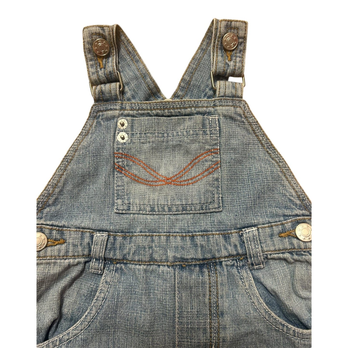 Outfit Baby Latzhose Jeans kurz Cargo blau Gr 74 Baumwolle Denim Sommer