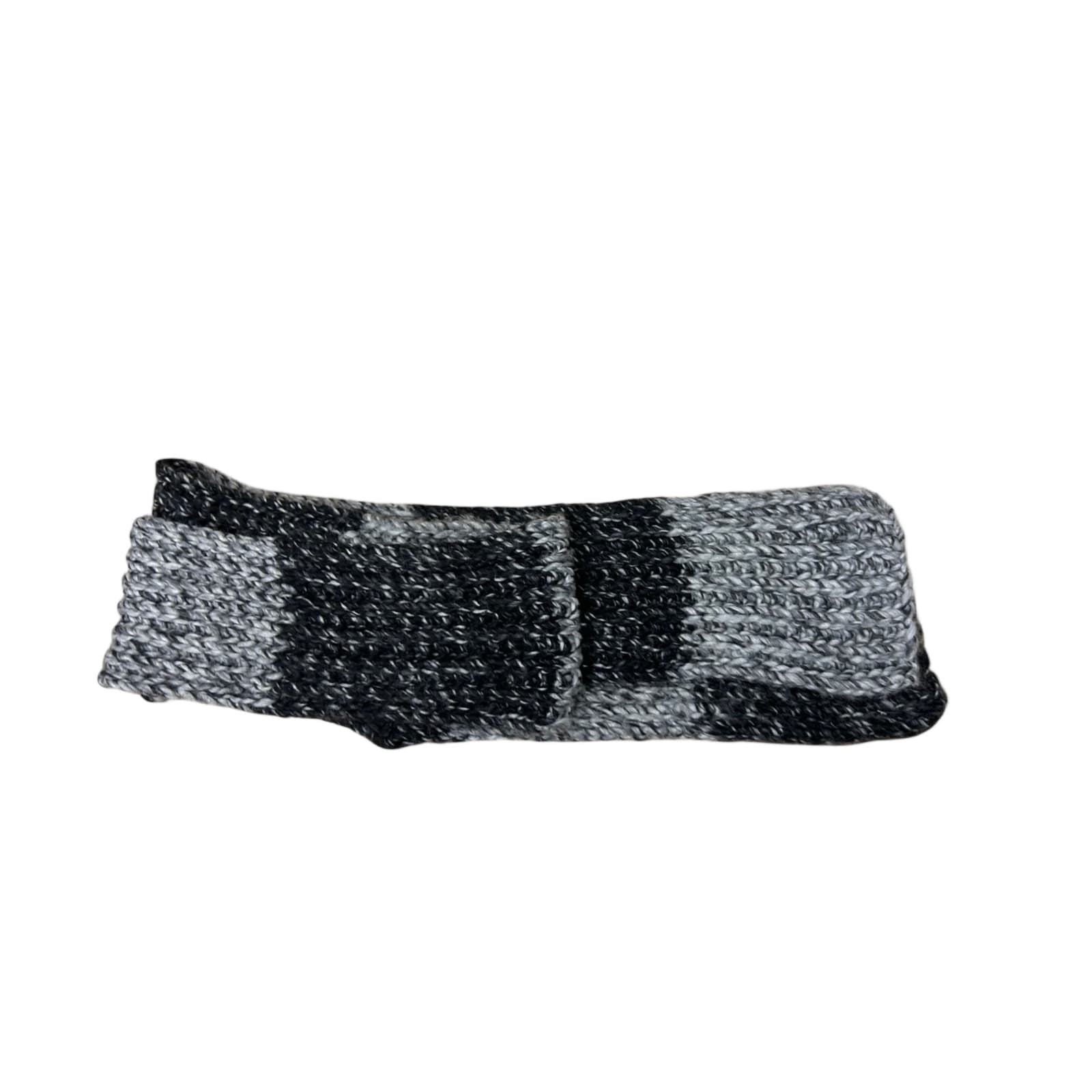 🧣 Schal Grau Schwarz 220x20 cm – Weich & Lang 🧣