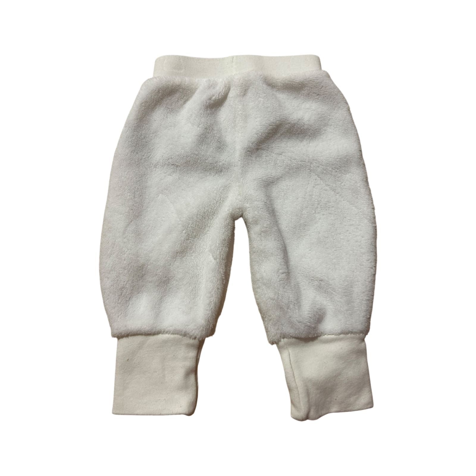 Ergee Baby Flauschhose Gr 68 Weiß Kuschelig Warm Mikrofaser Baby Hose