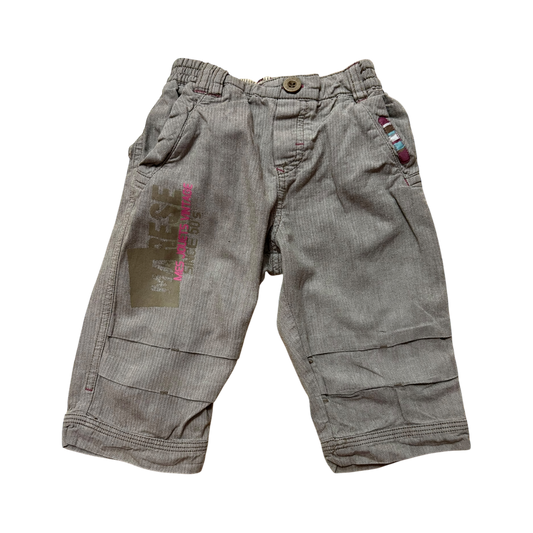 Marese Baby Jungen Hose Gr 68 Braun Baumwolle Frühling Sommer Stylisch