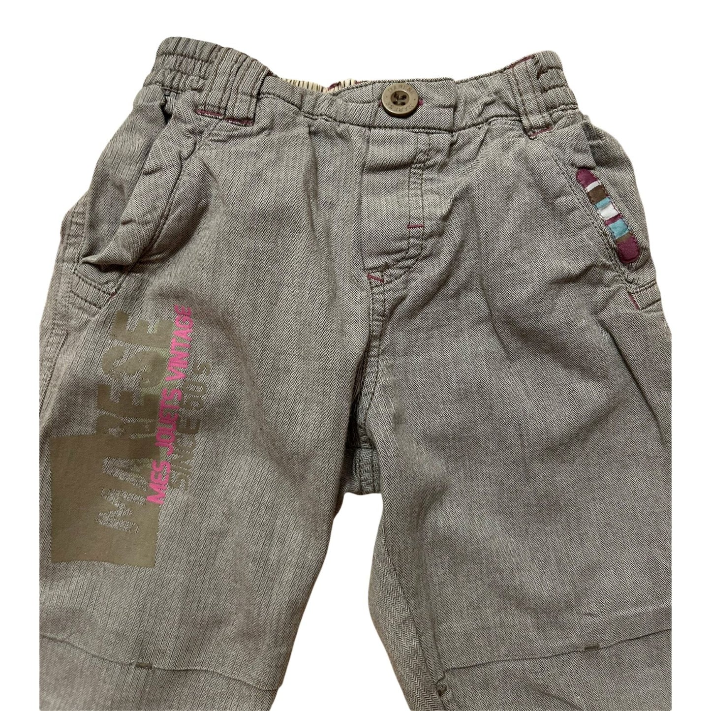 Marese Baby Jungen Hose Gr 68 Braun Baumwolle Frühling Sommer Stylisch