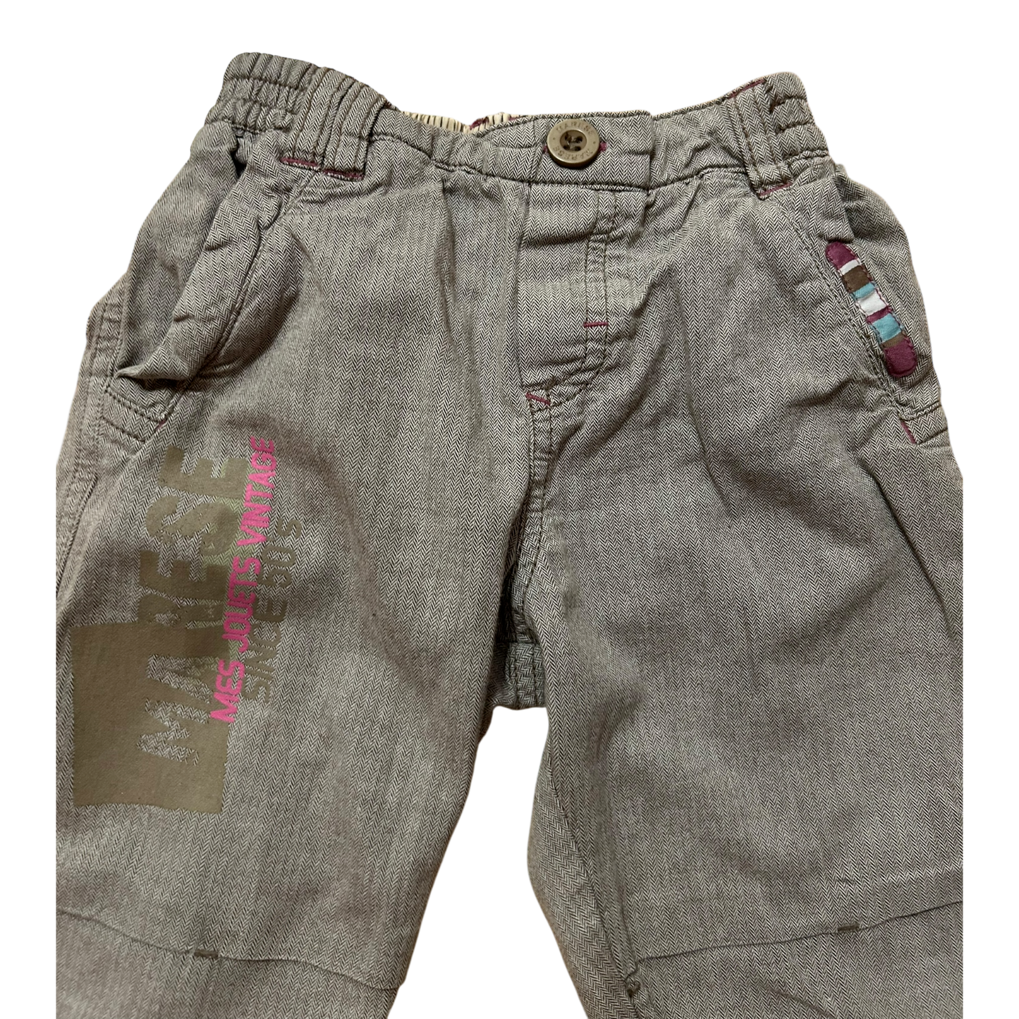 Marese Baby Jungen Hose Gr 68 Braun Baumwolle Frühling Sommer Stylisch
