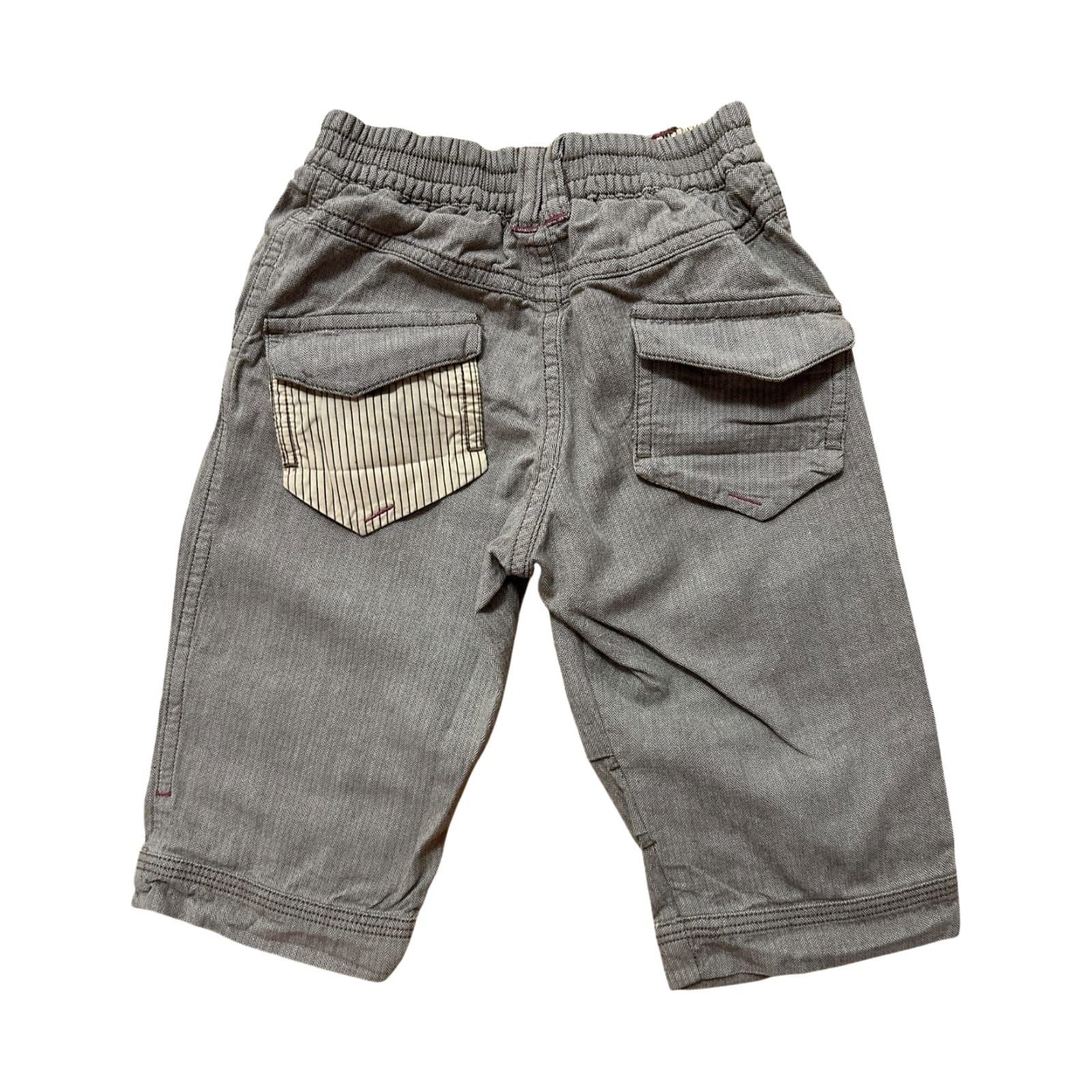 Marese Baby Jungen Hose Gr 68 Braun Baumwolle Frühling Sommer Stylisch