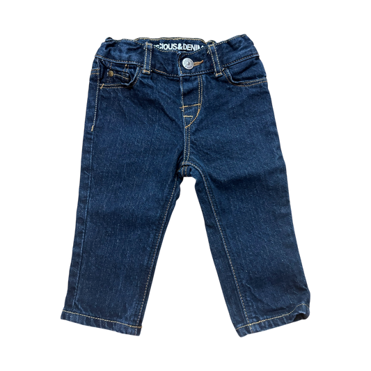 H&M Conscious Denim Baby Jungen Jeans Gr 68 Blau Baumwolle Stretch Bund