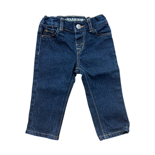 H&M Conscious Denim Baby Jungen Jeans Gr 68 Blau Baumwolle Stretch Bund