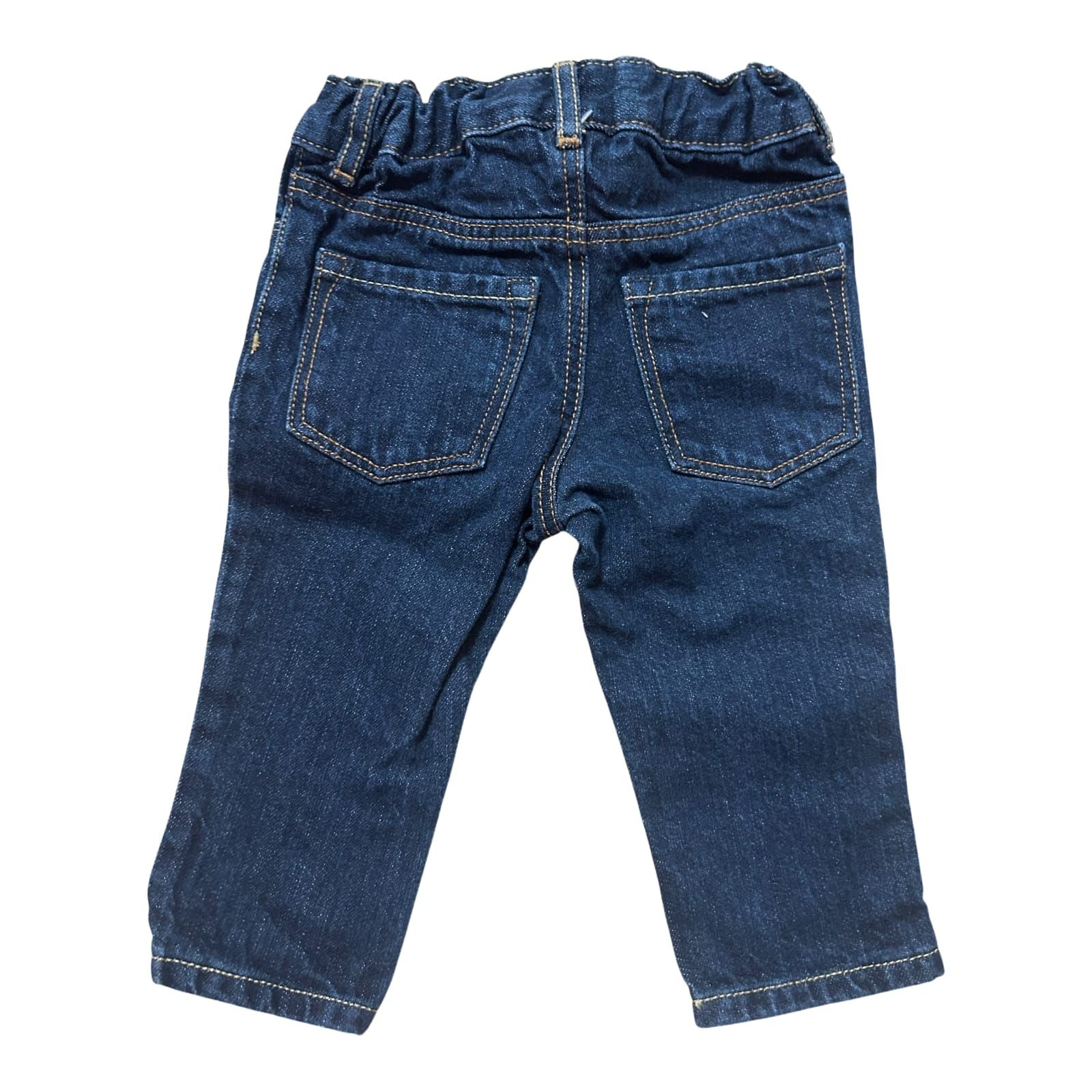 H&M Conscious Denim Baby Jungen Jeans Gr 68 Blau Baumwolle Stretch Bund