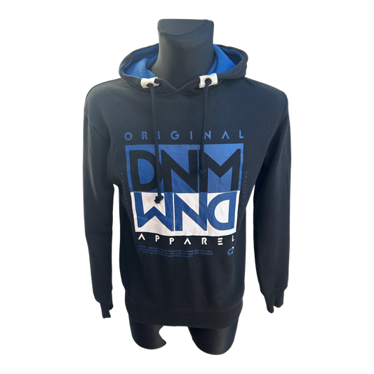 FSBN Hoodie Herren Gr M Schwarz Blau Kapuzenpullover Slim Fit Streetwear Sportlich