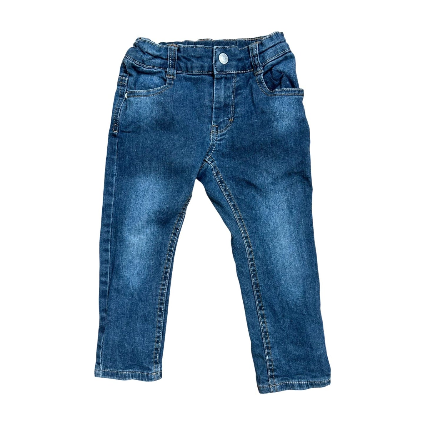 Pusblu Jungen Jeans Gr 92 Blau Denim Baumwolle Stretch Kinder Hose Robust