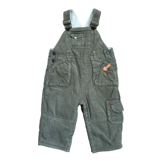 Babyclub Baby Jungen Latzhose Gr 80 Braun Beige Gefüttert Baumwolle Winter