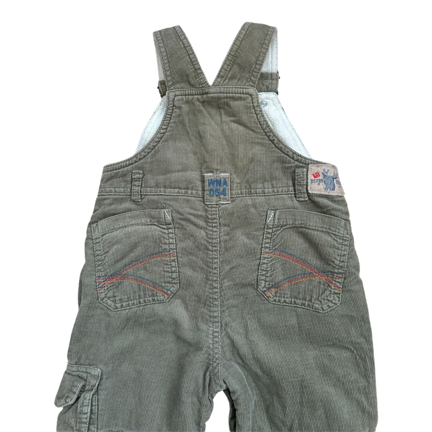 Babyclub Baby Jungen Latzhose Gr 80 Braun Beige Gefüttert Baumwolle Winter
