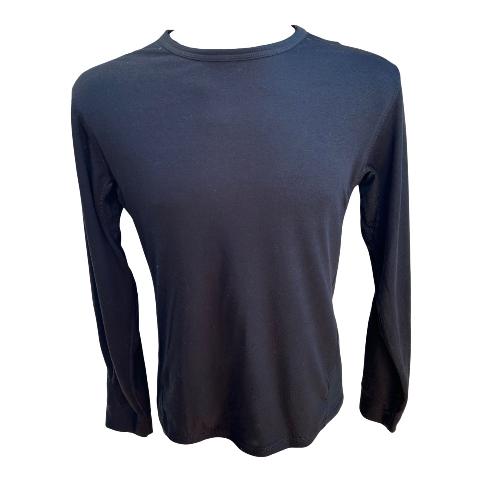 TCM Funktionsshirt Herren Gr L Schwarz Langarm Sportshirt Atmungsaktiv Elastisch