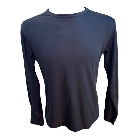 TCM Funktionsshirt Herren Gr L Schwarz Langarm Sportshirt Atmungsaktiv Elastisch
