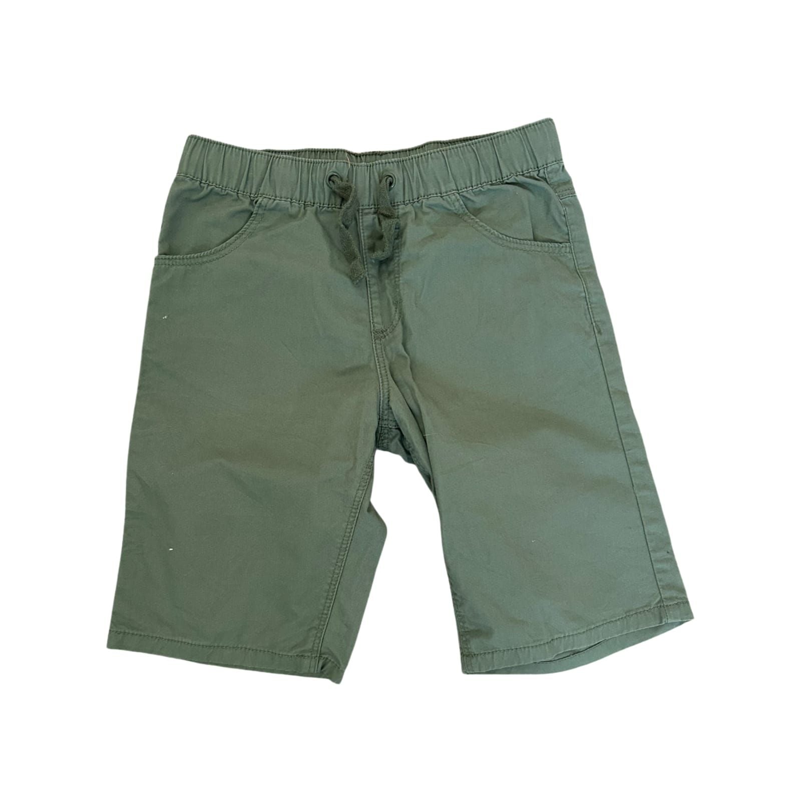 Topolino Jungen Bermuda Shorts Gr 134 Khaki Baumwolle Sommer Kinderhose