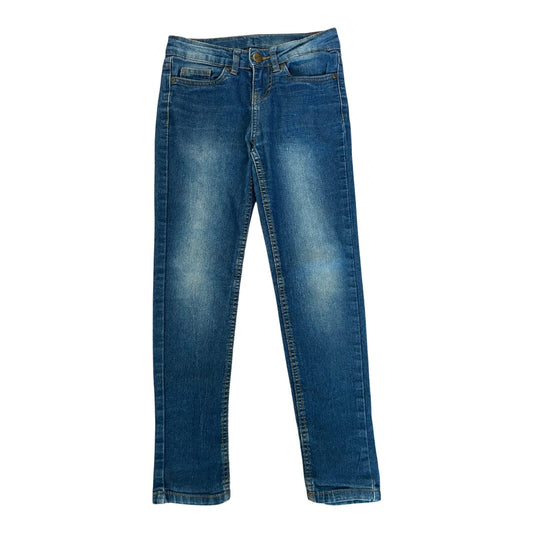 YFK Jeans Jungen Hose Gr 134 Blau Skinny Stretch Denim Freizeit Modern Fit
