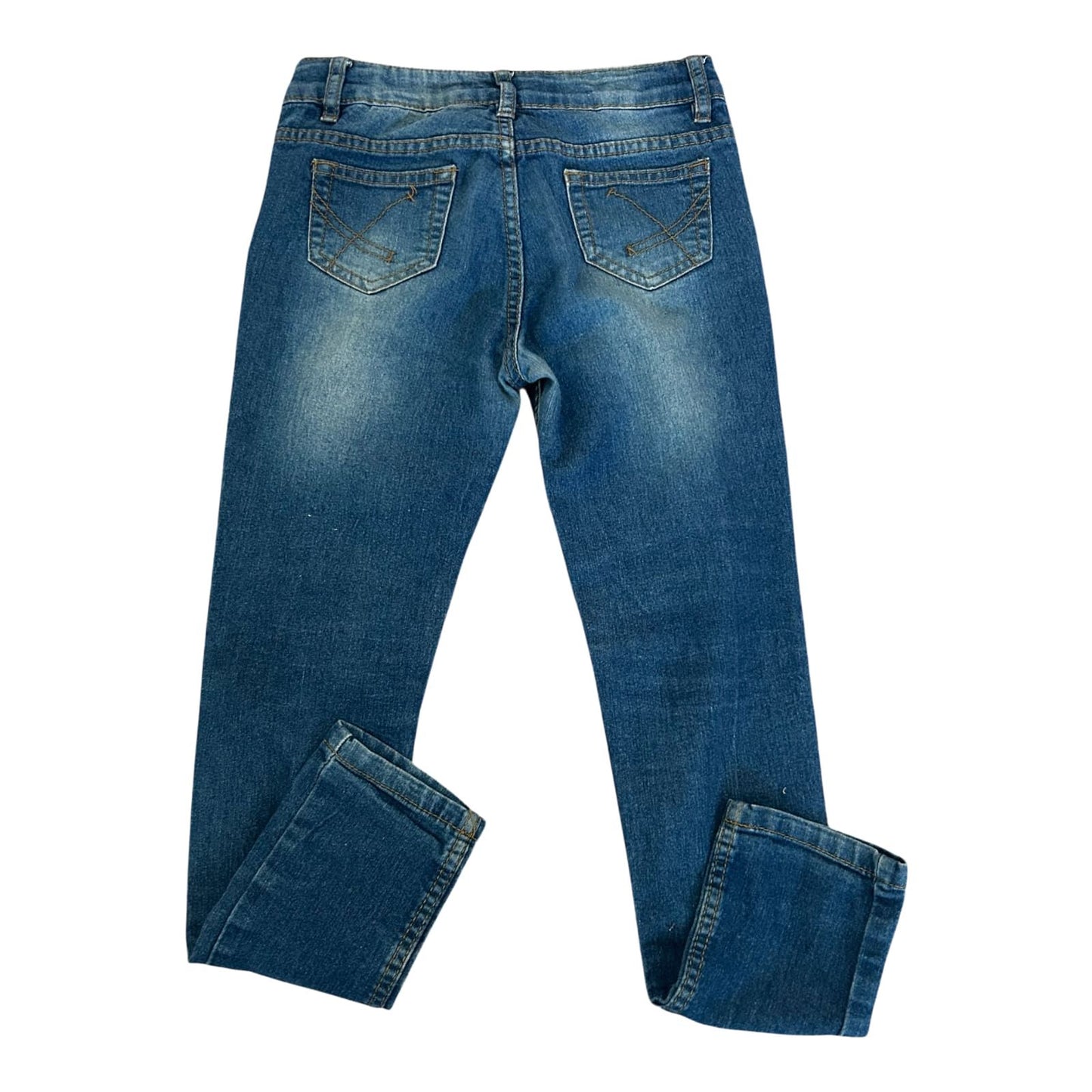 YFK Jeans Jungen Hose Gr 134 Blau Skinny Stretch Denim Freizeit Modern Fit