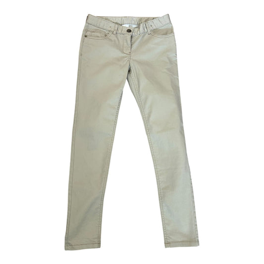 Palomino Jeans Mädchen Hose Gr 140 Beige Glitzer Skinny Stretch Modern Chic